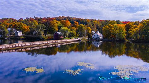 Stan Amster Photography - The Brookfield Floating Bridge in Brookfield Vermont