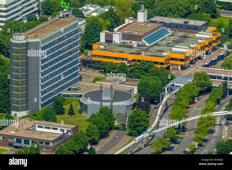 Aerial view, campus of the University of Dortmund with TU and ...