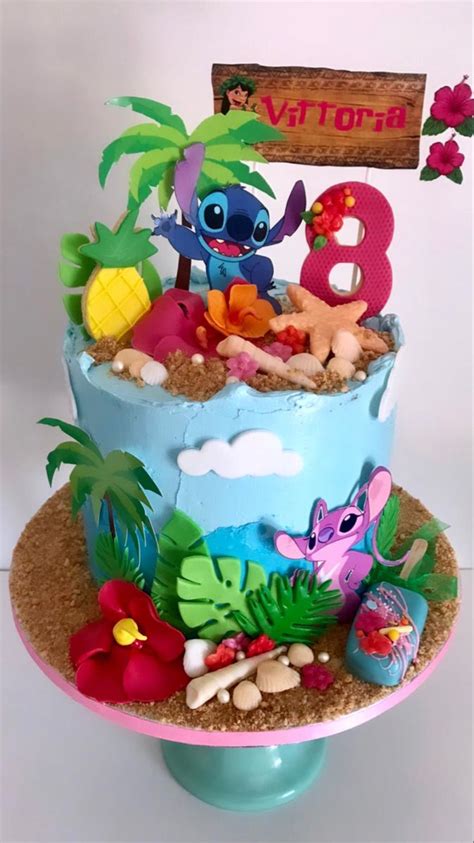 Stitch and Angel cake | Torte di compleanno, Torta stitch, Idee torta di compleanno