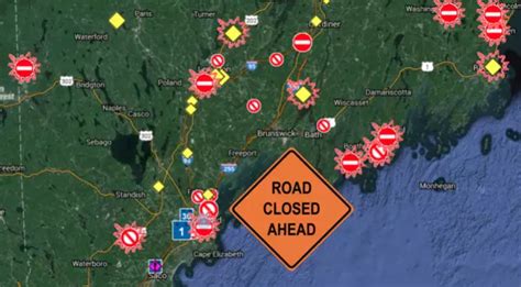 Flash Flood Update: Maine Road Closings [INTERACTIVE MAP]