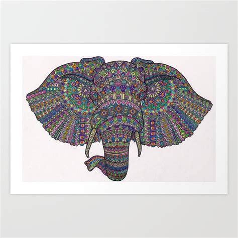 Ele-Phunk Art Print by artworkbyemilie | Society6