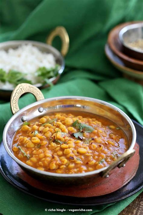 Easy Chana Dal Recipe. Split Chickpea Soup - Vegan Richa