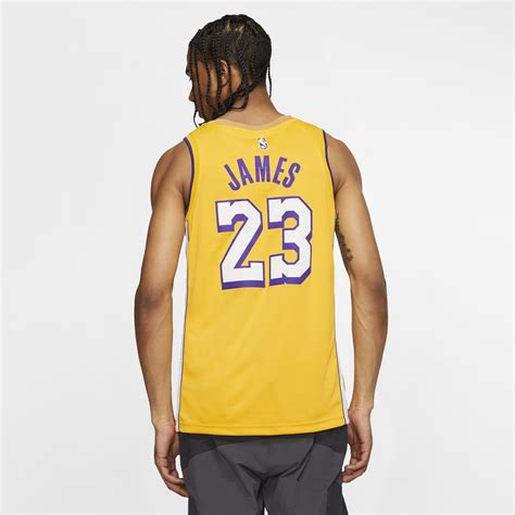 NIKE Los Angeles Lakers LeBron James City Edition Swingman Jersey ...