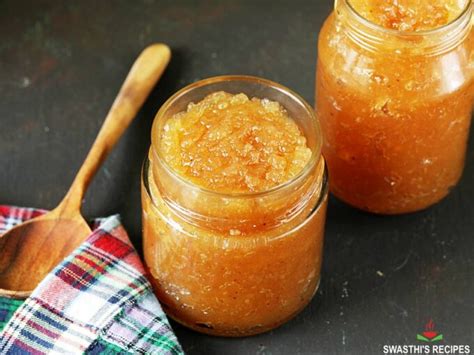 Apple Jam Recipe without Pectin - Swasthi's Recipes