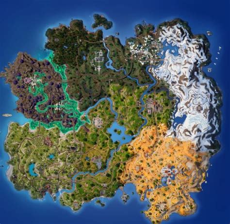 Fortnite Chapter 5 Season 2 New Map Locations - Fortnite Insider