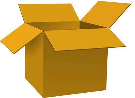 Clipart - box opened