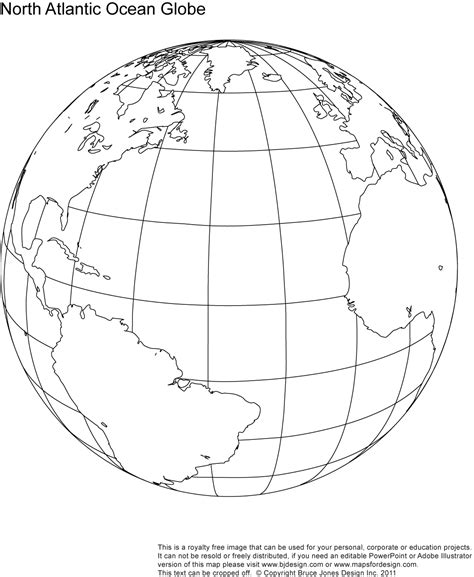 9 Best Images of Printable Outline World Globe - Printable Blank World Map Outline for Globe ...