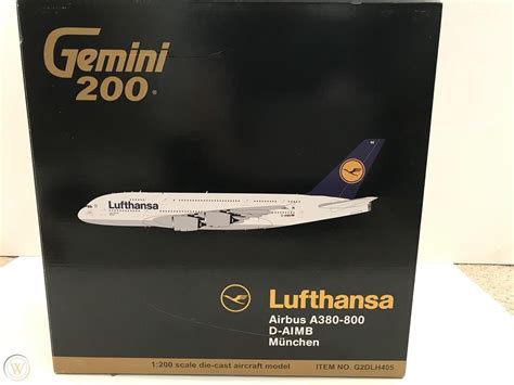 Gemini Jets 1:200 Lufthansa Airbus A380 D-AIMB "Munchen" (G2DLH405 ...