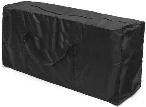 anmas power Patio Cushion Storage Bag Outdoor Protective Zippered Patio Furniture Cover ...