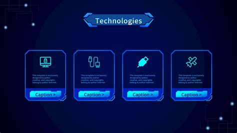 Blue Technology Atmosphere Blockchain Ppt Template Google Slide and PowerPoint Template, Bitcoin ...