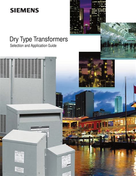 Siemens Dry Type Transformers Brochure | M&M Equipment Corp