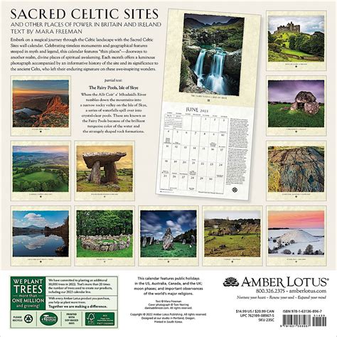 Sacred Celtic Sites - 2023 Wall Calendar, And Other Places Of Power In ...