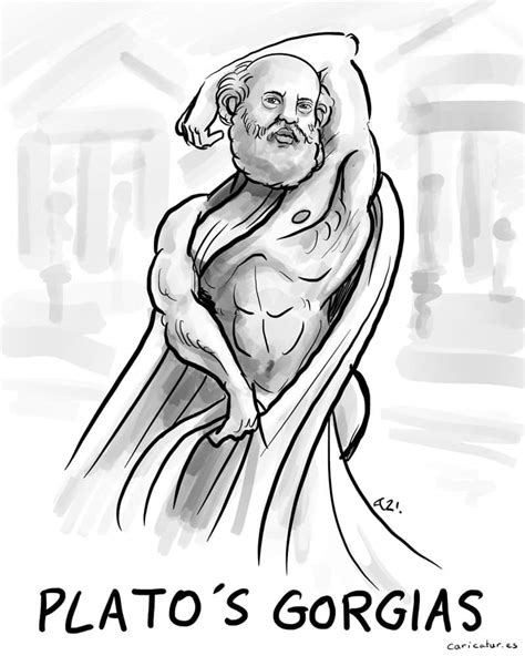 Plato Cartoon – Caricatures Ireland by Allan Cavanagh