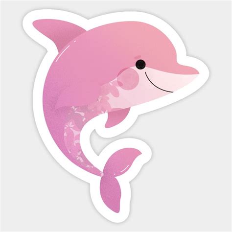 Dolphin by theladyernestember | Custom stickers, Funny stickers, Vinyl ...