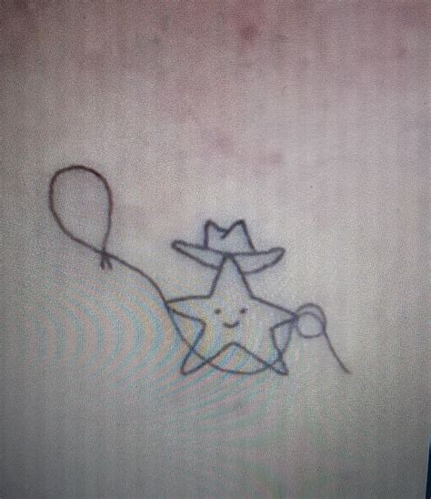 cowboy star tatto | Cowboy tattoos, Star tattoos, Tiny tattoos