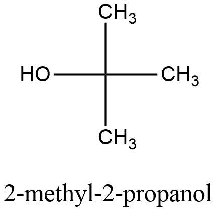 2 Methyl 2 Propanol Structure