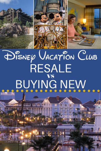 Disney Vacation Club Resale VS Buying Through Disney