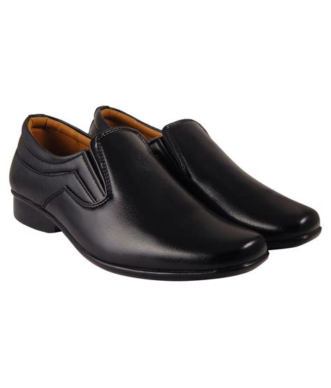 Action Black Office Artificial Leather Formal Shoes Price in India- Buy Action Black Office ...