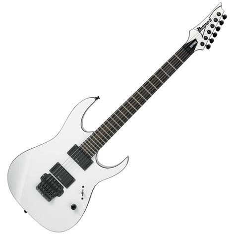 Discontinued Ibanez MTM2 Mick Thomson Guitar, White at Gear4music