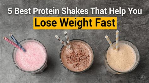 5 Best Protein Shakes That Help You Lose Weight Fast