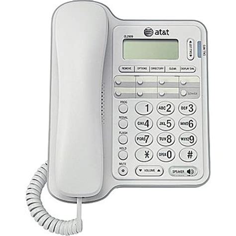 AT&T CL2909 Corded Phone with Speakerphone and Caller ID/Call Waiting ...