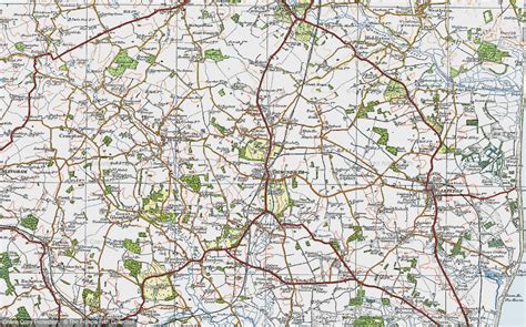 Historic Ordnance Survey Map of Saxmundham, 1921