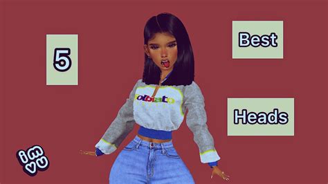 5 best heads on imvu - YouTube