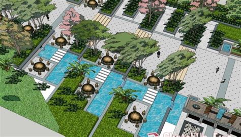 Landscape 1 - Sketchup Models For Free Download