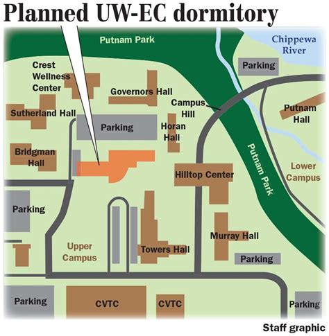 Eau Claire Campus Map