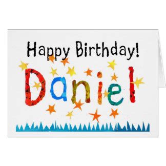 Happy Birthday Daniel Greeting Cards | Zazzle