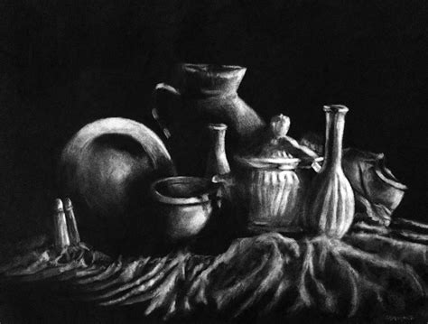 Charcoal and eraser Drawing by Shana Rowe Jackson - Pixels