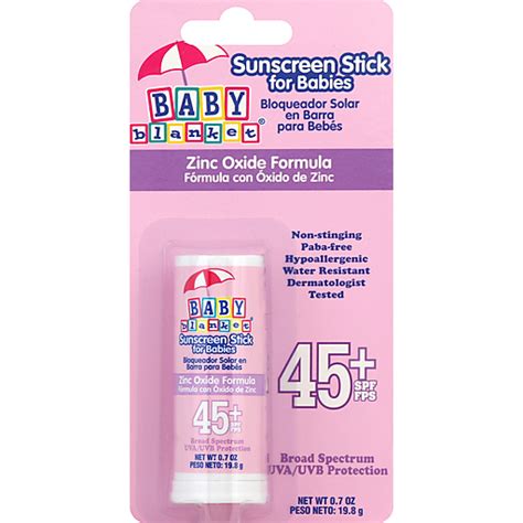 Baby Blanket Sunscreen Stick, for Babies, 45+ SPF | Stuffing | Foodtown