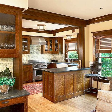 40 Awesome Craftsman Style Kitchen Design Ideas (11) | Craftsman style ...