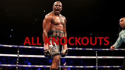 Dillian Whyte *ALL KNOCKOUTS* - YouTube