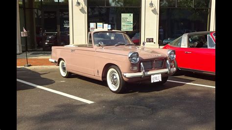 1960 Triumph Herald 948 Convertible & Engine Sound on My Car Story with Lou Costabile - YouTube