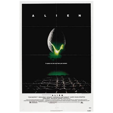 "Alien" Film Poster, 1979 For Sale at 1stdibs