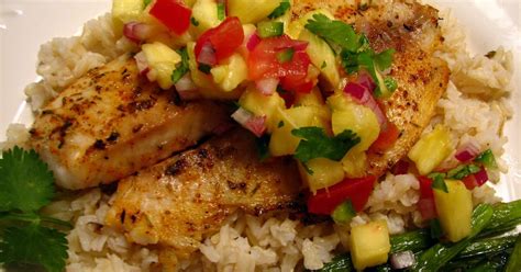 Lynda's Recipe Box: Spicy Tilapia with Pineapple Salsa