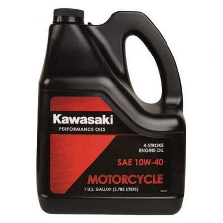 Kawasaki 4-Stroke Motorcycle Engine Oil 10W40 1 Gallon K61021-302 - Walmart.com