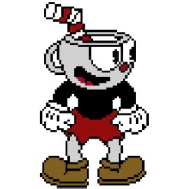 Cuphead Pixel art animation by Silberregen on Newgrounds