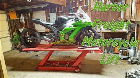 Harbor Freight Motorcycle Lift Review - YouTube