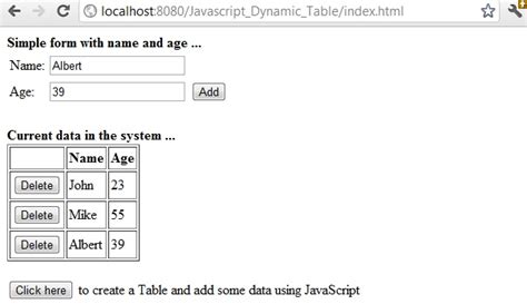 Programmers Sample Guide: Dynamically generate HTML table using ...