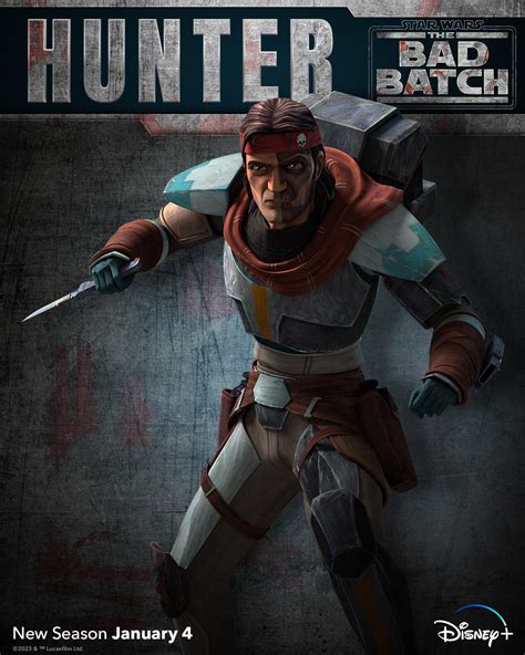 Star Wars: The Bad Batch Reveals New Hunter Poster