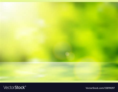 Lens flare bokeh nature background Royalty Free Vector Image