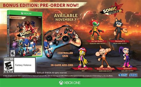 Sonic Forces Bonus Edition Revealed: Includes Hideous Controller Skin ...