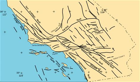 Southern California Fault Map