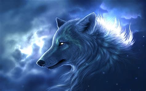 Download Fantasy Wolf HD Wallpaper