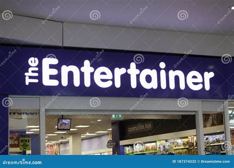 The Entertainer Logo... editorial photography. Image of shops - 187374332