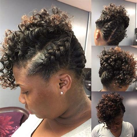 20+ Black Updo Hairstyles With Twists | FASHIONBLOG