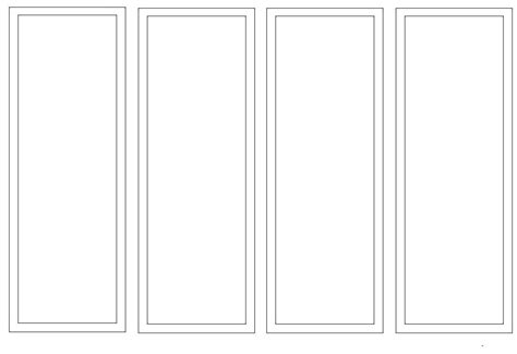 Blank Printable Bookmarks