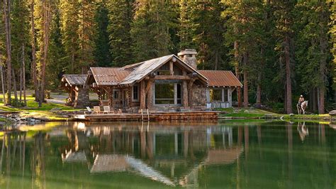 Log Cabin - Wood Cabin In The Woods - & Background, Summer Cabin HD ...